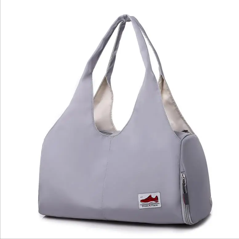 2020 новая дешевая черная спортивная сумка с блестками для женщин отсек обуви