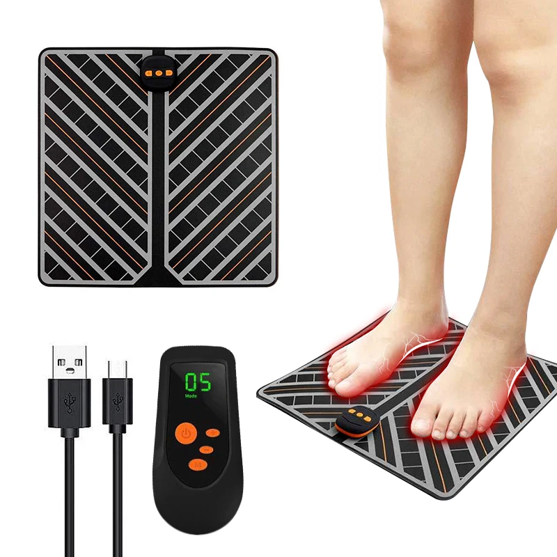 

Foot Care Electric Smart Foot Massager Massage Feet Muscles Stimulator Unisex Improve Blood Circulation EMS Sole Massage Pad