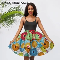 cotton african printed skirt african national batik fabric layered ruffle skirt african womens skirt