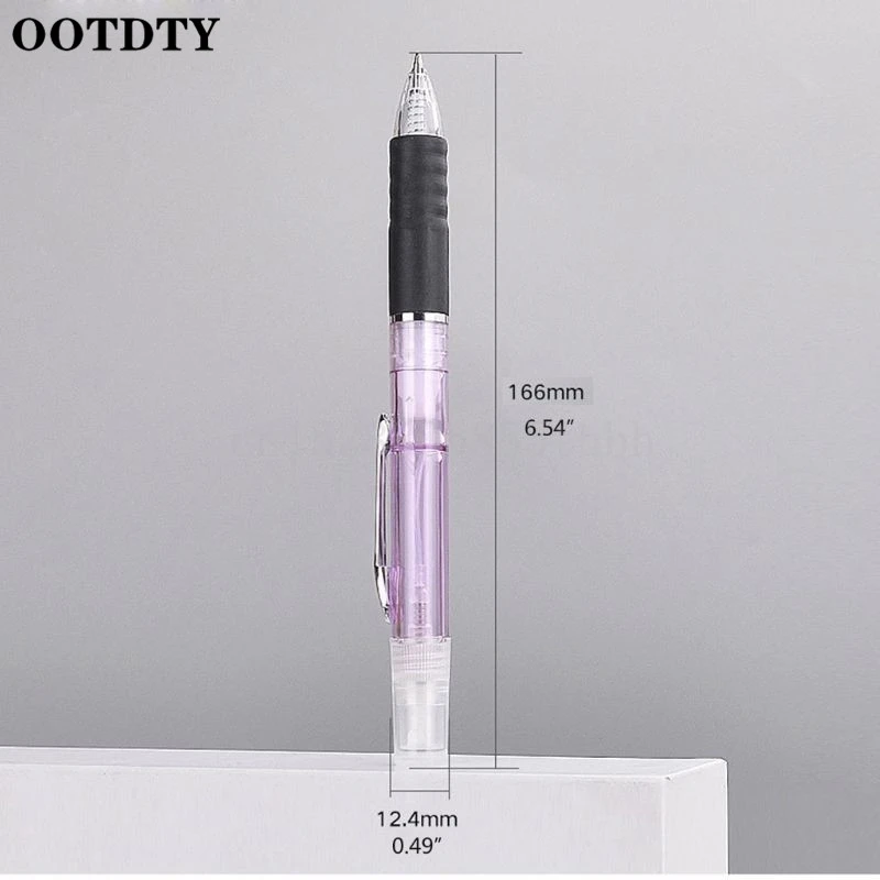 

10Pcs 2 In 1 Portable Refillable Multifunal Writing Sprayer Pen Empty Alcohol Spray Mister Gel Ballpoint Pens Kit Random Color
