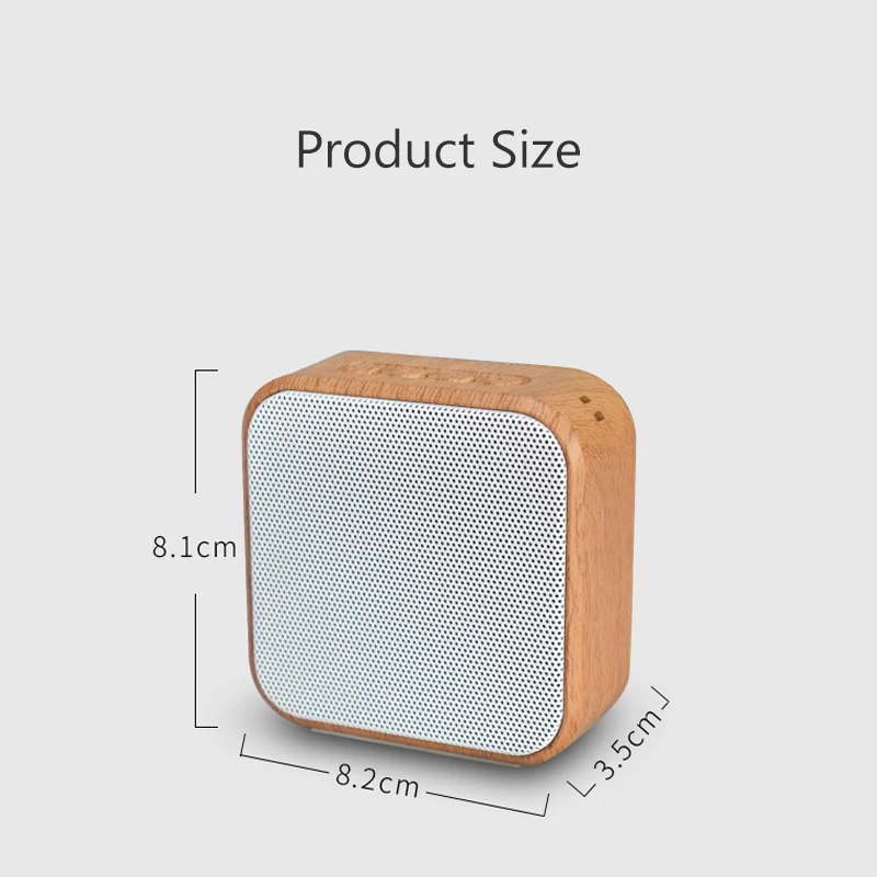Ретро деревянный Bluetooth динамик портативный открытый беспроводной мини компьютер