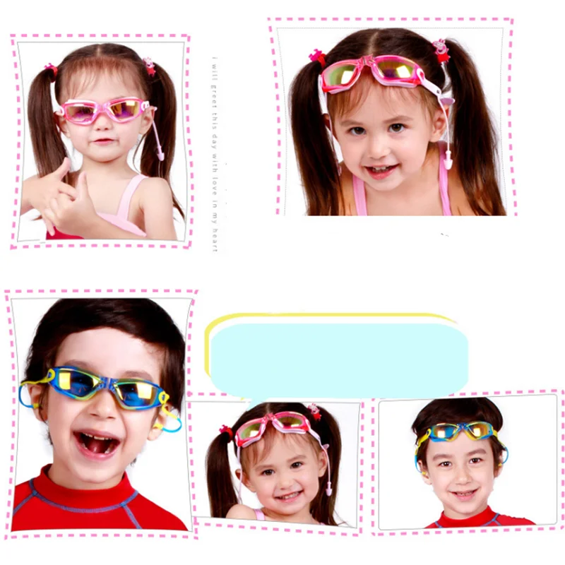 

Swimming Goggles for Kids Professional Silicone Racing standard Glasses Swim Adjustable Speed Children Pool Eyewear