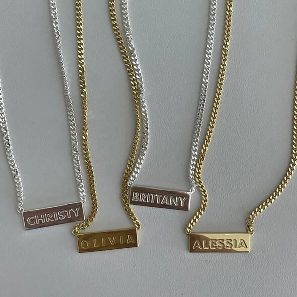 

Lost Lady New Fashion Letter Pendant Lady Necklace Same Birthday Gift Alloy Jewelry Wholesale Direct Sales