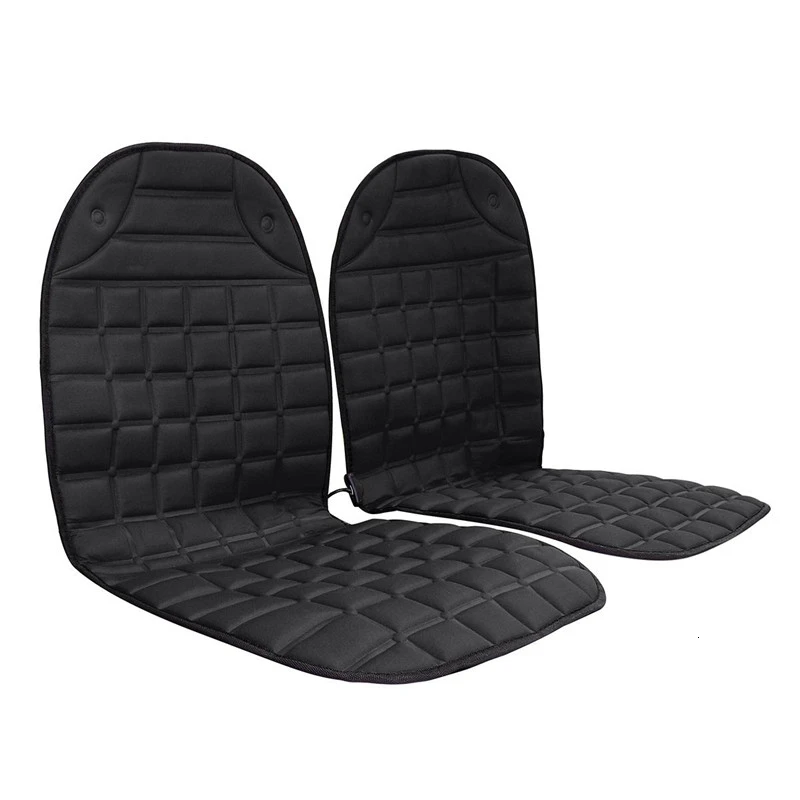 

2pcs Fast Electric Heated adjustable Black/Grey/Blue/Red/Coffee Car Heated Seat cover Car Styling Winter Pad Cushions Mat