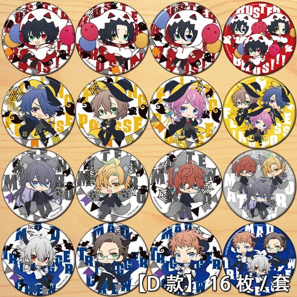 1 шт. значки 58 мм Division Rap Battle Hypnosis Mic Yamada Jiro Saburo Samatoki Милая брошь акриловые