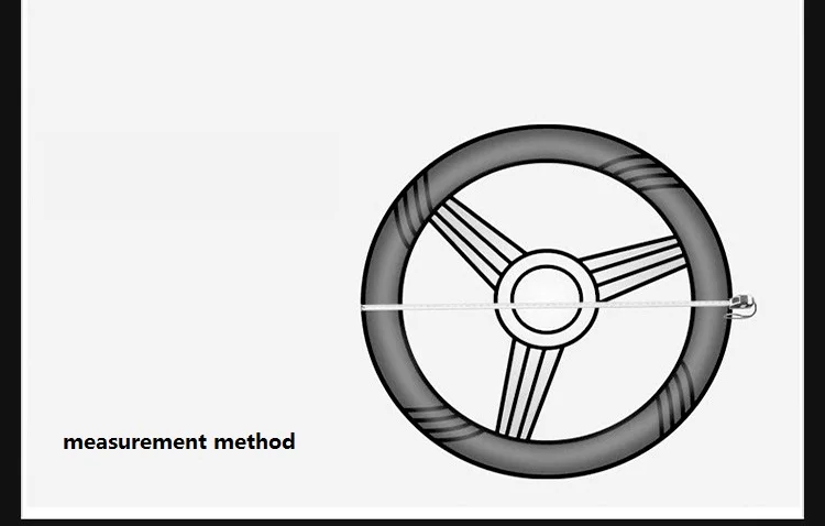 Auto Steering Wheel Covers 36 38 40 42 44 45 47 49 50cm diameter large size Braid on truck bus van steering cover Hand Sewing