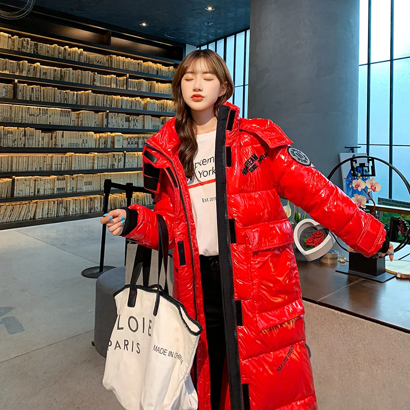 

2020 Women Winter Coats Girl's Long Jacket Thickening Hooded Fashion Parka Female Outerwear Coats Vintage Parks Jaqueta