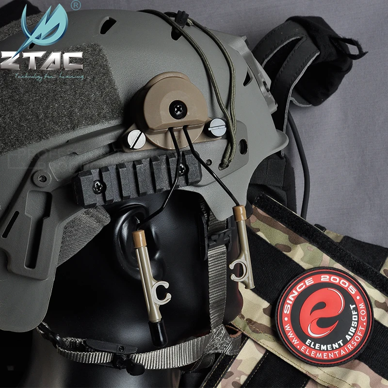 Набор тактических адаптеров для наушников Airsoft Peltor набор шлема EX Comtac I & II