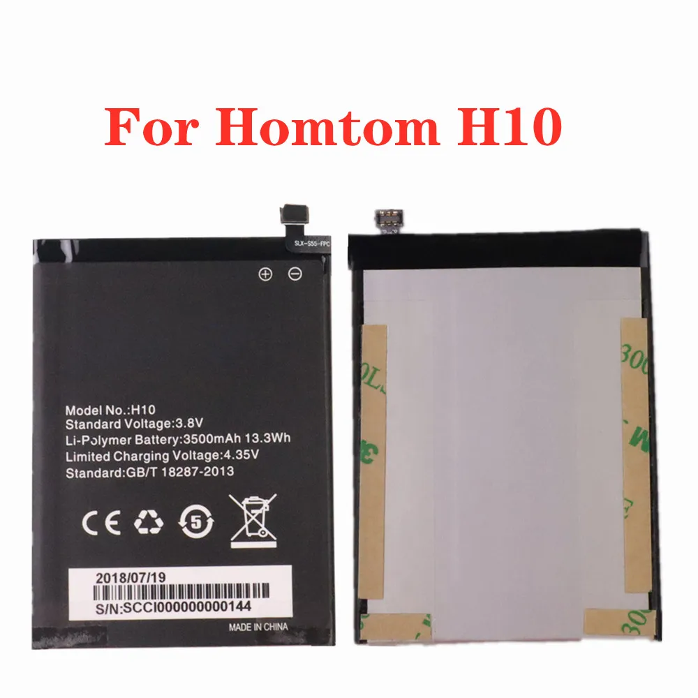 

High Quality New Battery For Homtom H10 3500mAh Mobile Phone Batteria