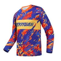 keyiyuan bicycle cycling shirt mtb t shirt men motocross long sleeve downhill jersey motorcycles bike clothing moto cross