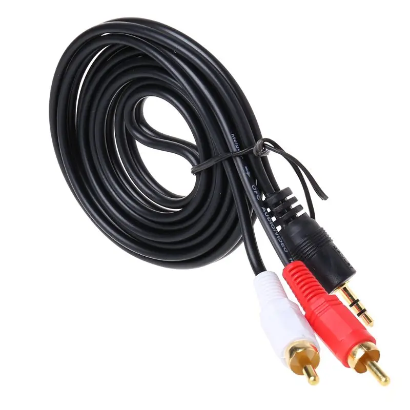 1 шт. аудиоразъем 3 5 мм 2 штекера RCA | Электроника