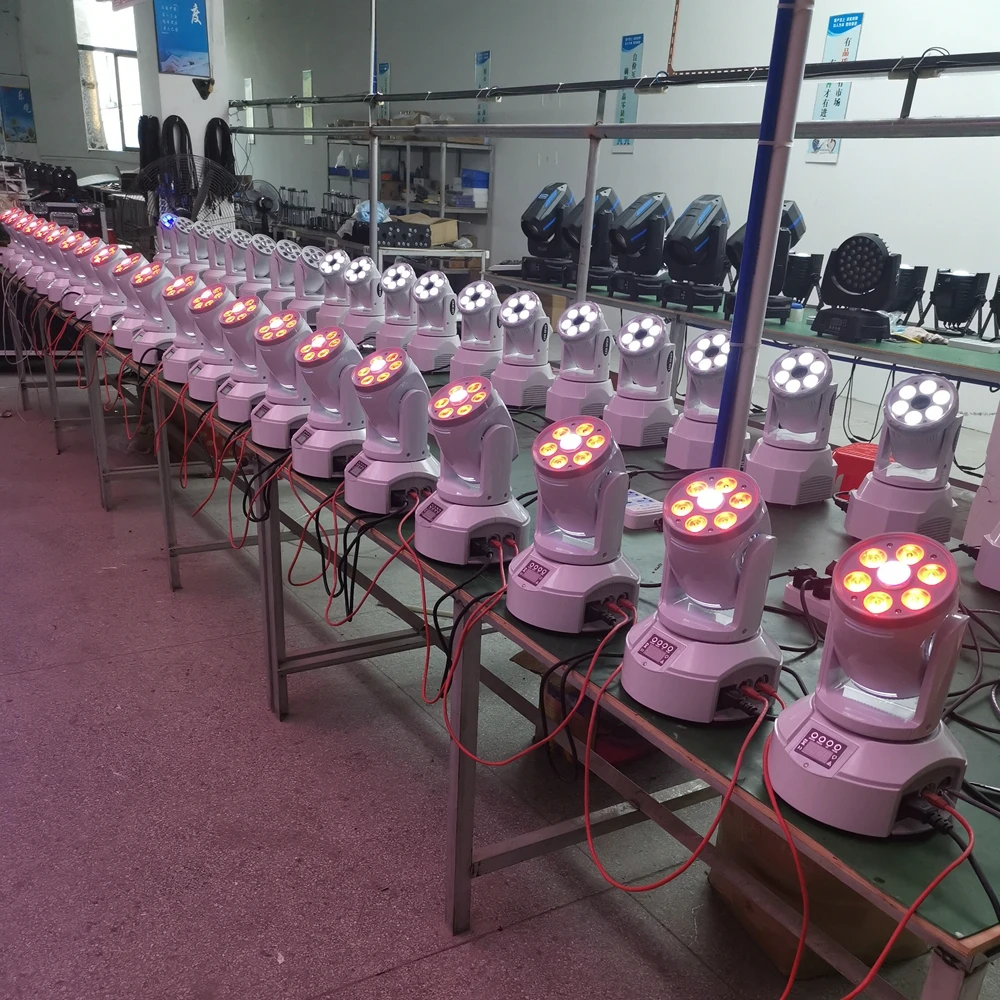 Gigertop New Wash Spot 2IN1Embedded Led Moving Head Light For Club Ceiling Upside Down Assemble Disco DJ Room Lighting 13/18CH | Лампы и