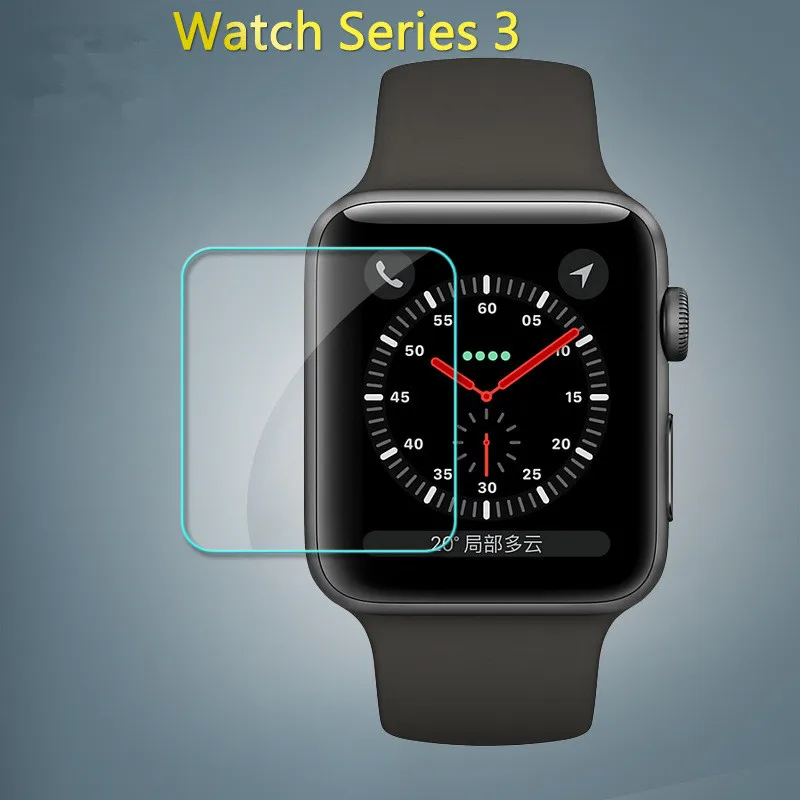 2.5D 9H взрывозащищенное Закаленное стекло для Apple iwatch серии 3 38 мм 42 спортивные