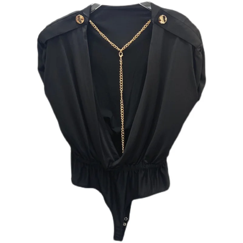 

Summer knitted pleated chain loose women's vest sexy jumpsuit 2021New ladies fashion high-quality versatile double-shoulder vest