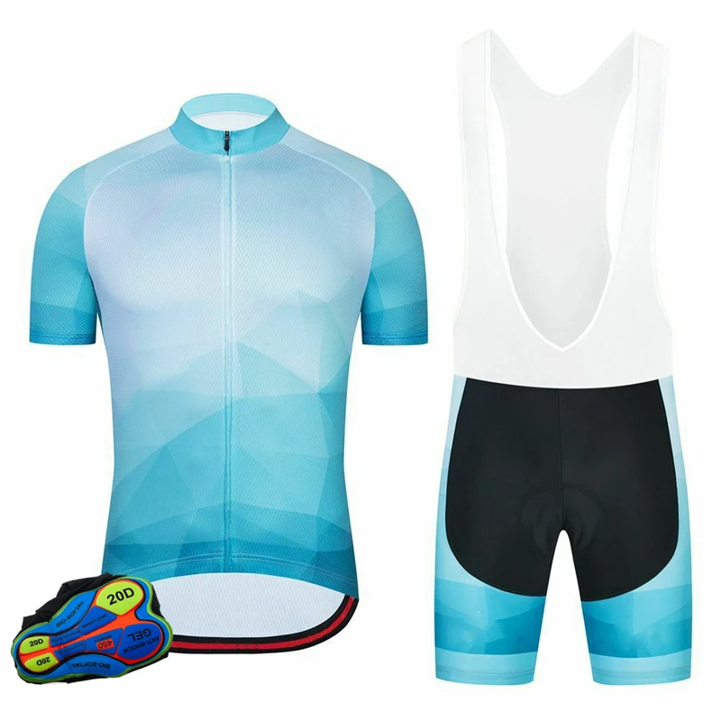 

2021New Profession CyclingJersey Sets Summer Short SleeveCycling Riding Sports Breathable Bib Shorts Bike Clothes Wear