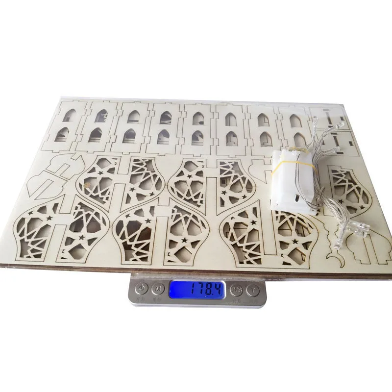 

Muslim Ledeid Mubarak Wooden Gifts Can Be DIY Decoration For Eid Al Fitr decoracin de habitacin