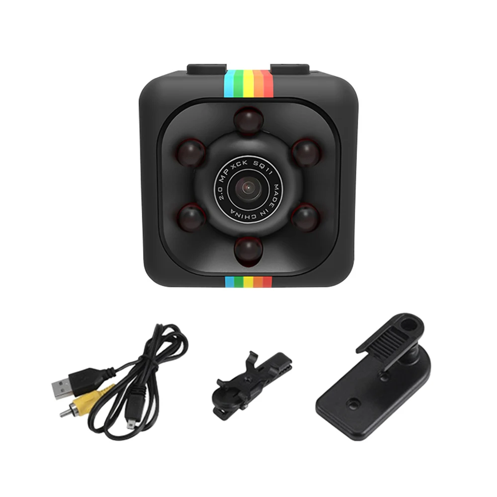 

Motion Mini Camera Portable Night Vision Motion Detection Cam for Indoor Nanny Video Recording Outdoor Sports Mini Camera