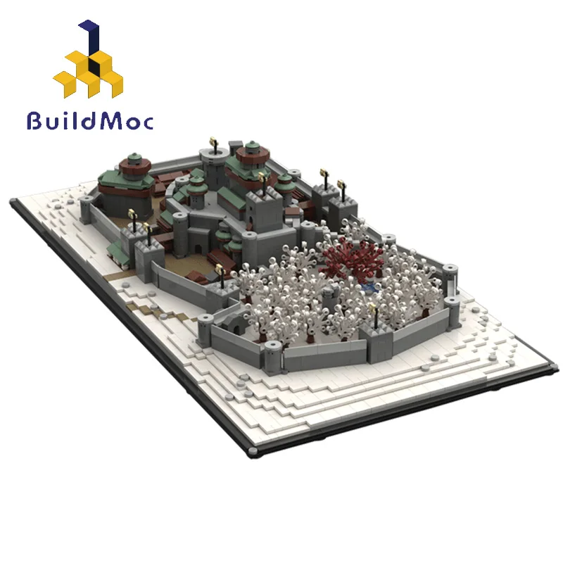 

Конструктор «Замок» из MOC-25236 блоков, Классический сериал «Питание от ТВ», «Замок», «Город», «приближается зима», 3052 шт.