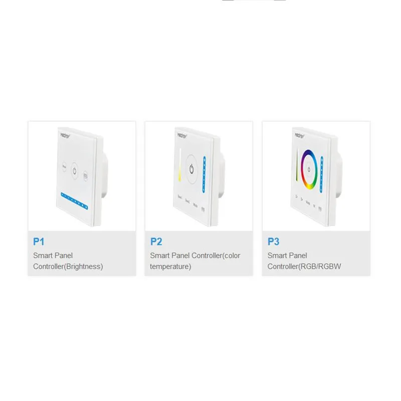 Умный стеклянный сенсорный экран Mi ng/CCT/RGB/RGBW/RGB + CCT|Контролеры RGB| |