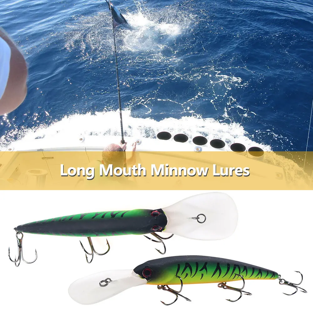 Рыболовная приманка блесна длинный язык рот 16 см 19 г жесткая искусственная |