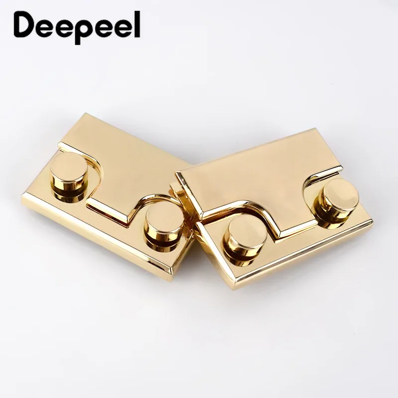 Deepeel 2/4pcs Snap Bag Lock Metal Clasp Spring Buckle for DIY Handbag Purse Hardware Closure Parts Accessories KY410 | Багаж и сумки