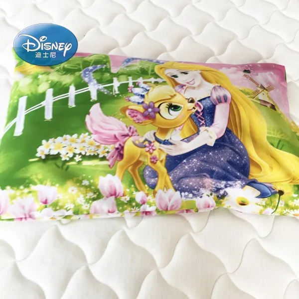 Disney Золушка Белла Принцесса Рапунцель набор постельного белья для девочек пододеяльник простыня наволочки Твин один размер Прямая