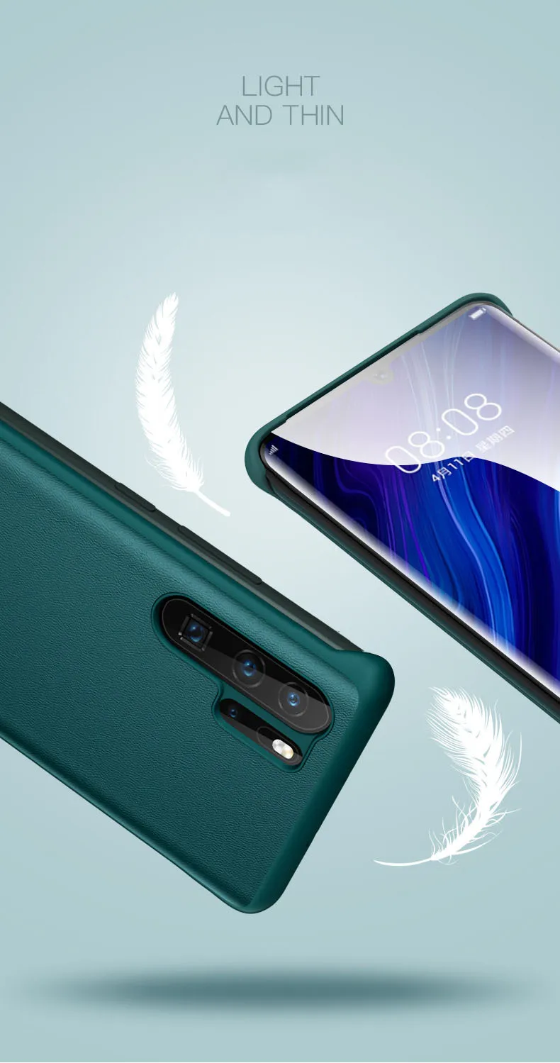 

Leather Mobile Phone Case for Huawei P30 Pro Full Protective Cover for Huawei Mate 20 Pro Luxury Business Phone Cases