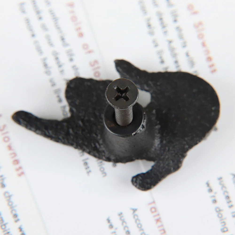 1 шт. Креативный дизайн кошки ручка ящика шкафа Ручка мебельная фурнитура часть |