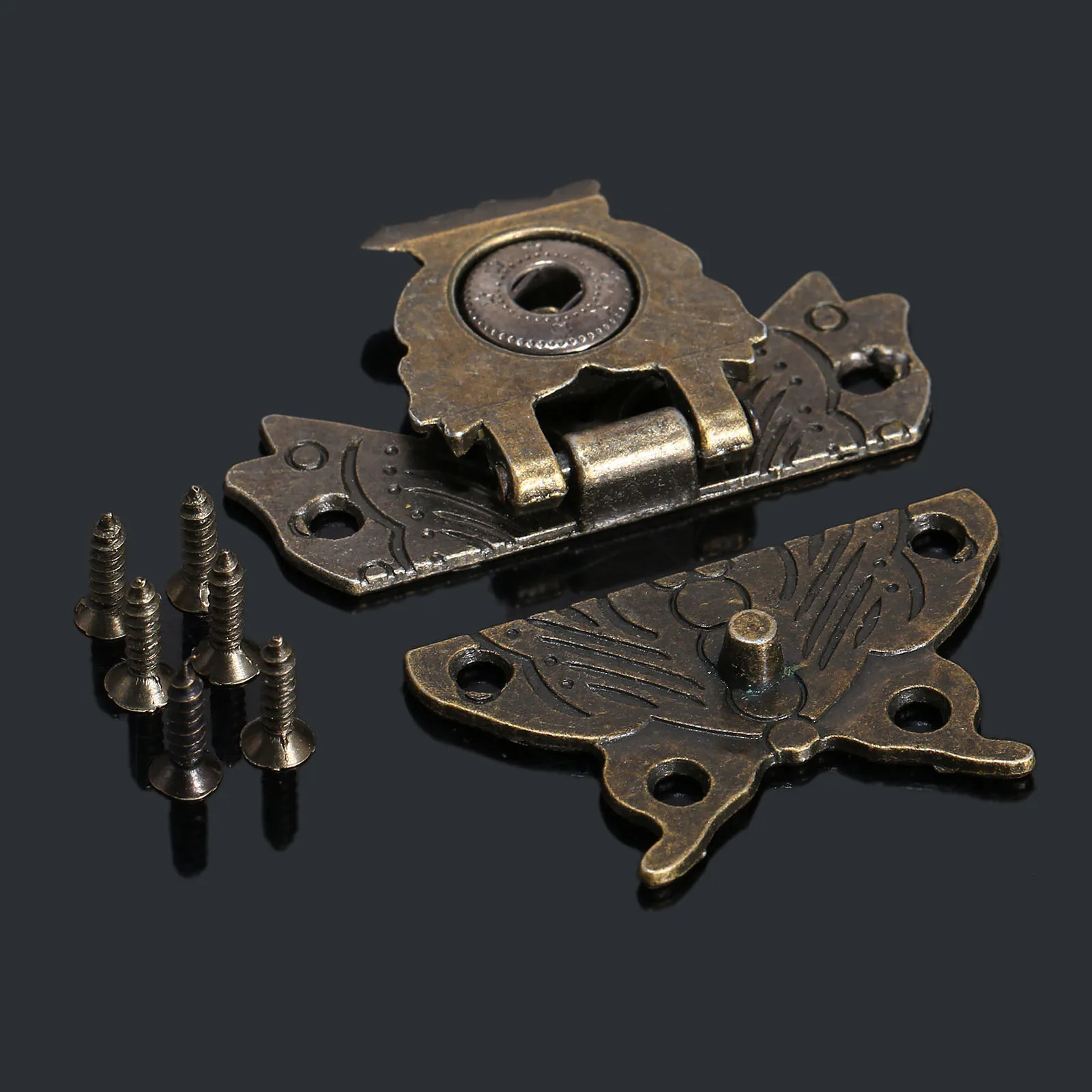 6 шт. 50x45 мм чехол с защелкой переключатель бабочки Ювелирные Изделия Сундук