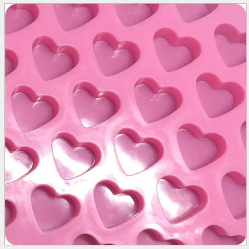 

3D Silicone DIY Heart Form Chocolate Mold Cake Decorating Heart Shape Mould Soap Jelly Tray Kitchen Baking Tool