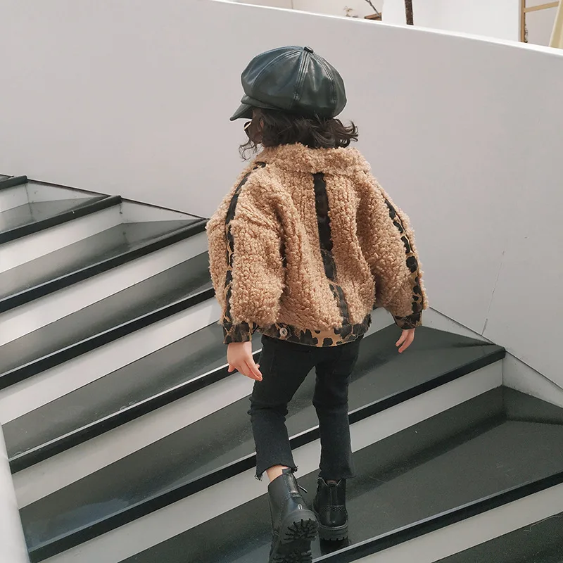 

Girls coats autumn winter children fashion wool thick outerwear for baby girl kids casual down jackets teenager outfits blands