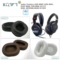 kqtft replacement earpads for audio technica ath msr7 ath m50x sony mdr 7506 mdr v6 9 17 mdr rf995rk meze 99 neo headset