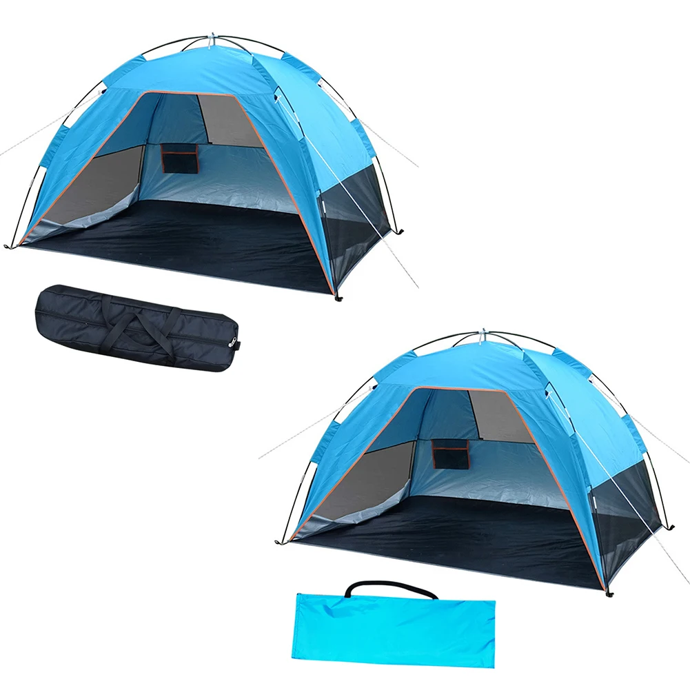 

3-4 Person Camping Tent Ultraviolet-proof Easy Setup Portable Picnic Party Shelter Sun Shade for Relaxed Outdoor Activities