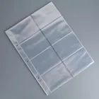 Сумка для хранения визиток, 10 шт., памятная сумка для сбора монет, билетов, открыток, дневников, органайзер, прозрачная сумка с отрывными листами