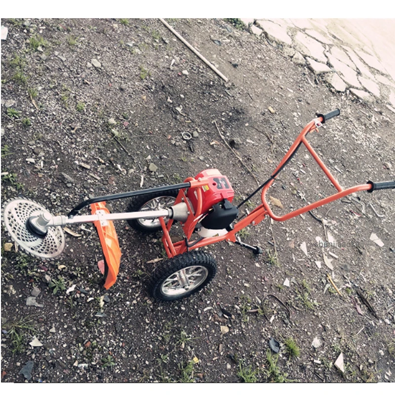 6500rpm Hand push-type four-stroke gasoline weeder 37.7CC Multi-use weeding machine Home lawn mowing Lawn mower 1pc | Инструменты