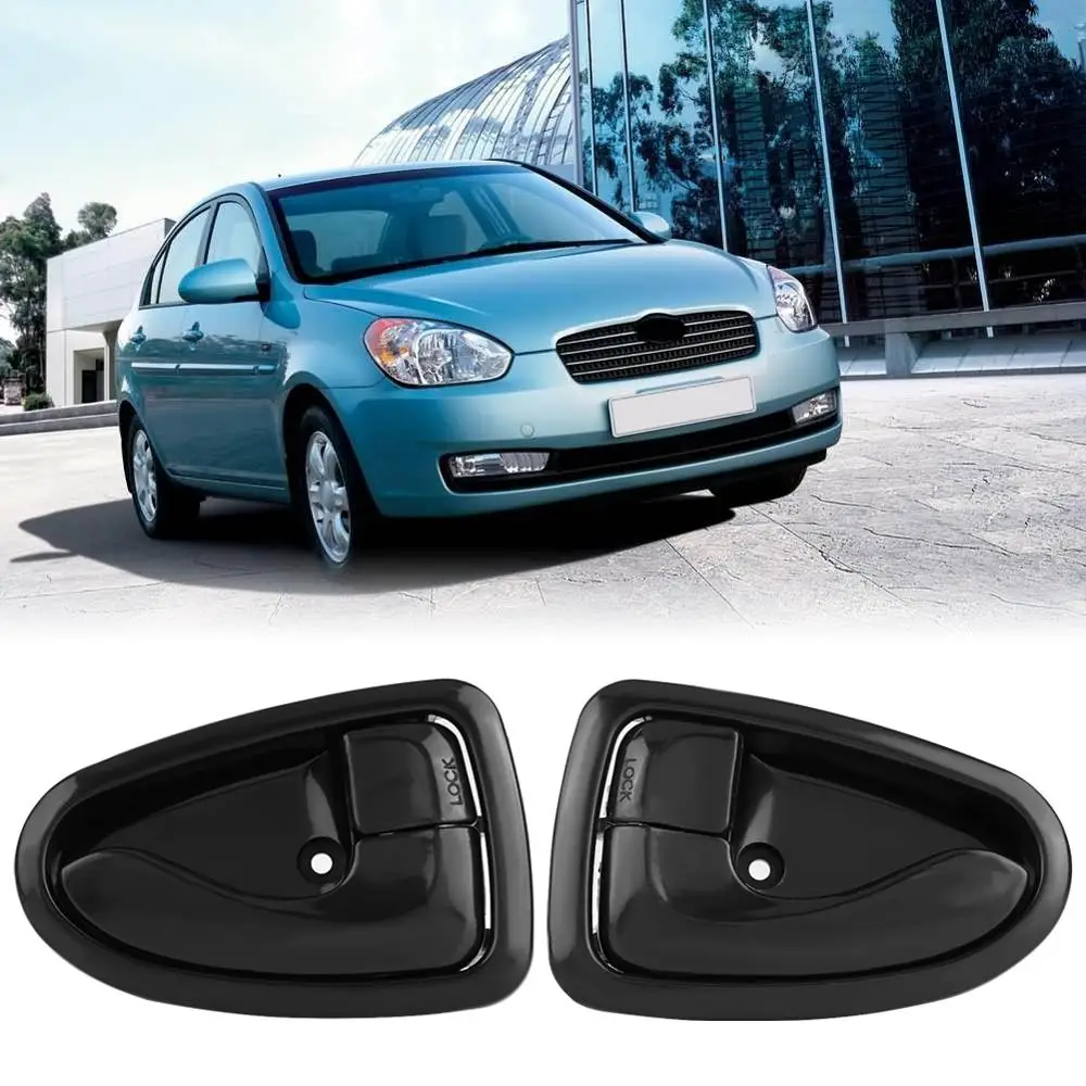 Автомобильные черные пластиковые внутренние дверные ручки автомобильные