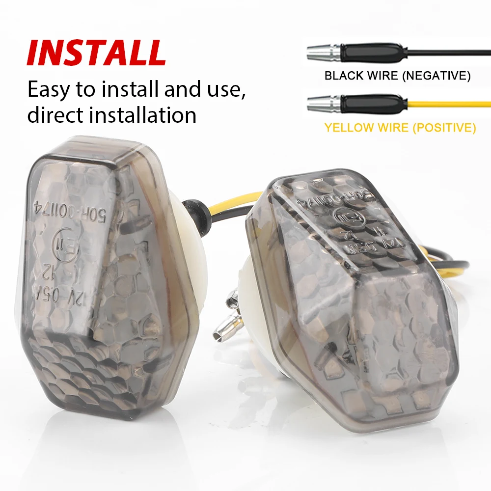 10 мм мотоциклетные фонари поворота фонарь для Suzuki GSXR 600 750 1000/SV 650S 1000S/Bandit 600S 1200S 1250S