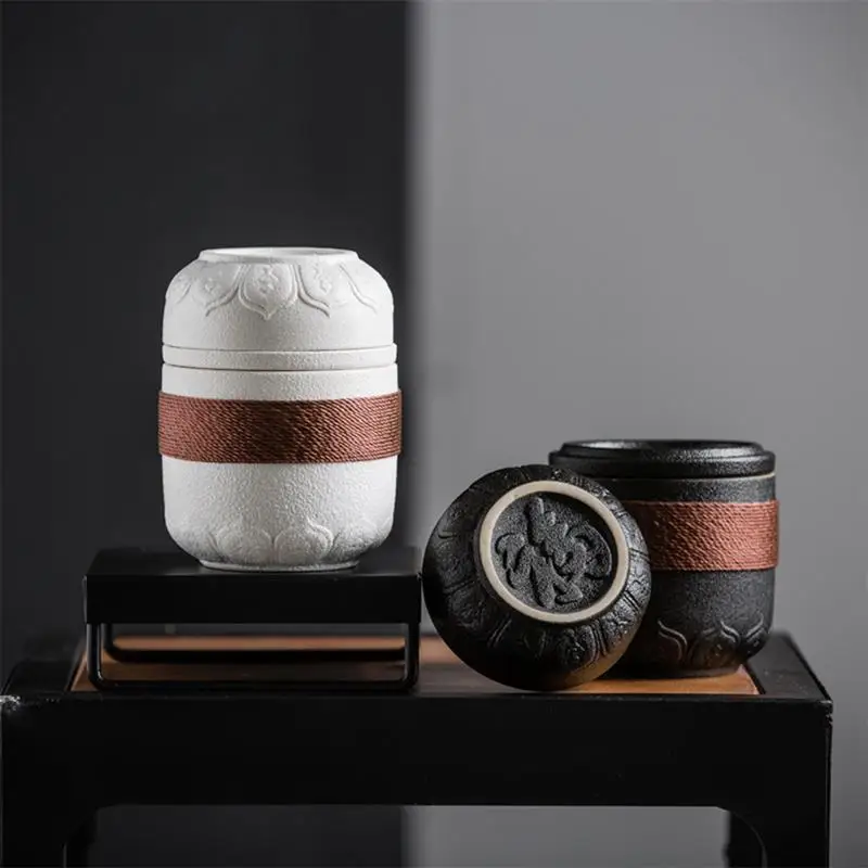

Portable Travel Chinese Kung Fu Tea Set Ceramic Teapot Set Outdoor Travel Gaiwan Tea Cups Of Tea Ceremony Teacup Gifts With Bag