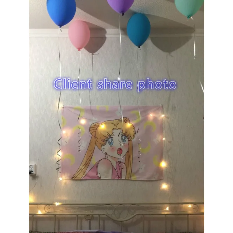 Домашний декор гобелен настенный декоративное фоновое полотно для Спальня Kawaii