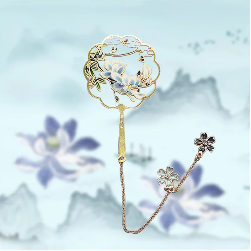 Винтажные металлические закладки для книг с птицами и цветами креативные