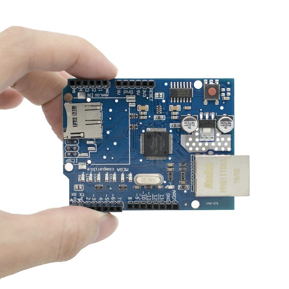 

Плата для разработки Ethernet Shield UNO W5100, 1 шт.