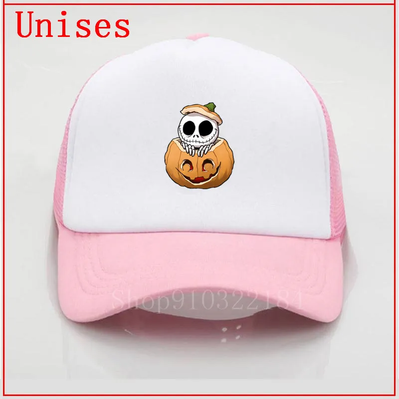 Бейсболка с изображением короля тыквы для Хэллоуина Детская летняя кепка