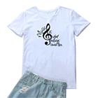 Женская футболка с надписью Music Is What Feeling Sound, модная женская футболка с принтом, индивидуальная женская футболка, забавные свободные женские футболки