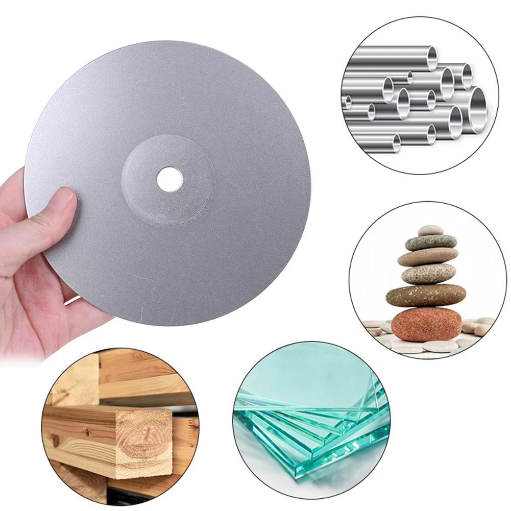 

2021 New 6Inch Grit 80-3000 Diamond Coated Flat Lap Wheel Jewelry Grinding Polishing Disc For Jewelry Glass Rock Dropshipping