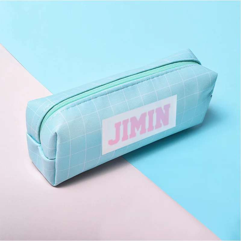 Маленькая свежая сумка для канцелярских принадлежностей KPOP JUNGKOOK J-HOPE JIN JIMIN RM SUGA V