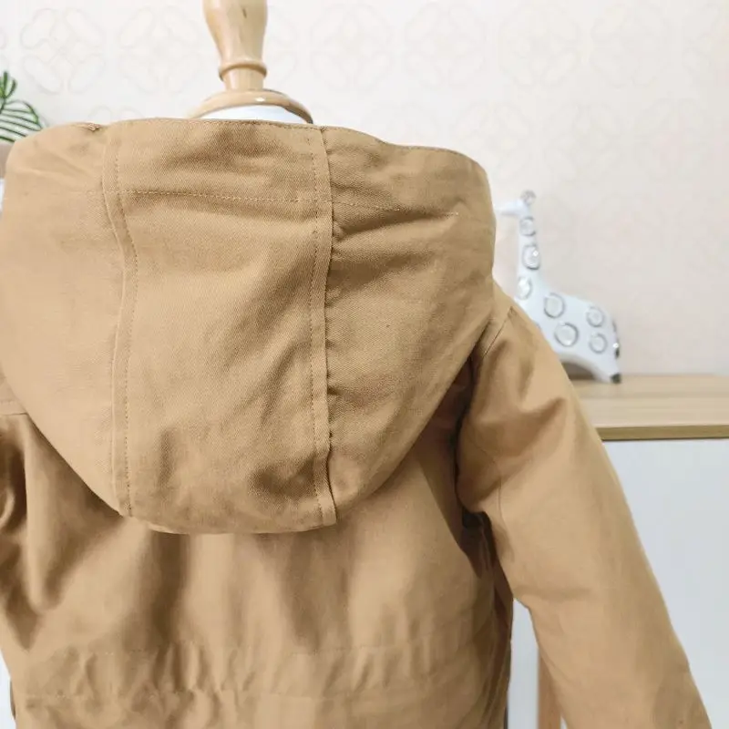 

Kids Baby Girls Winter Warm Cotton Hoodies Outwear Cloak Button Jacket Coat 1-5T jacket for girls