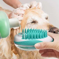 pet dog bath brush multifunction shampoo brush cat massage comb grooming brush for bathing dog brushes washing shower tool