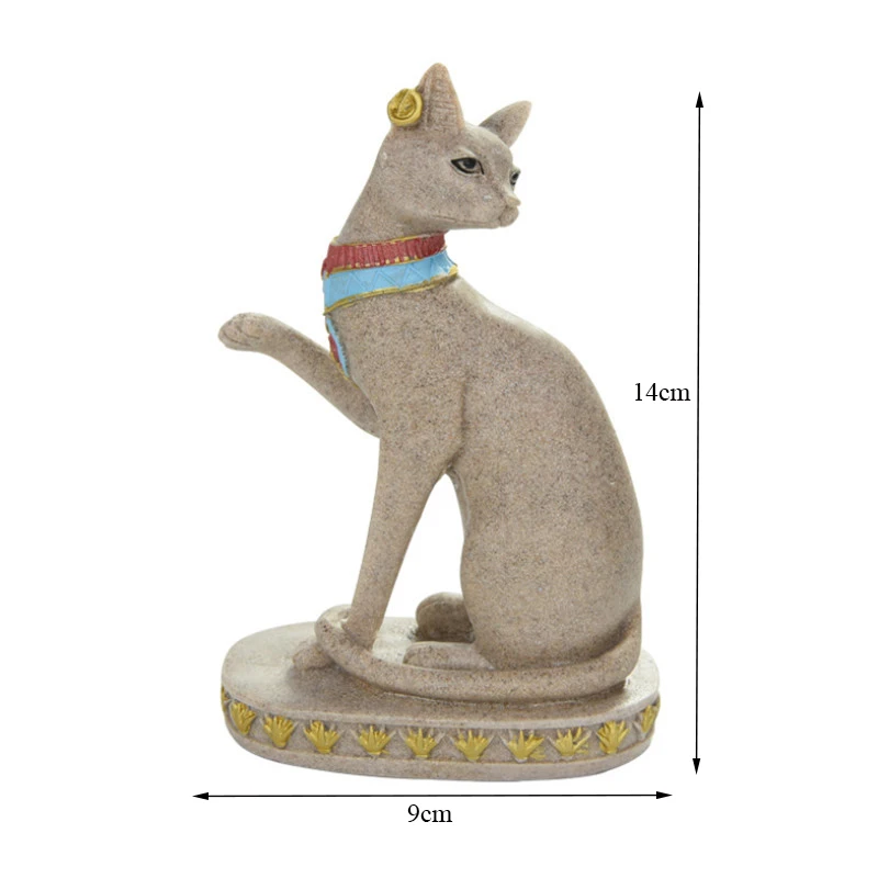 Статуэтка из натурального песчаника статуэтка египетского кота и Бога милые