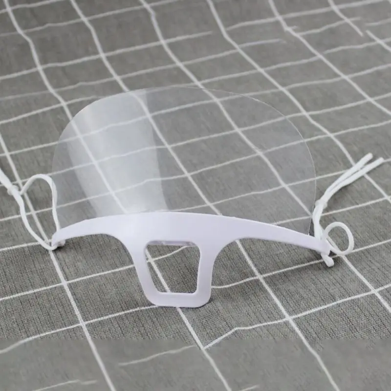 

Disposable Transparent Dustproof Anti-Saliva Isolation Protective Face Mouth Cover Mask for catering special cook hotel plastic