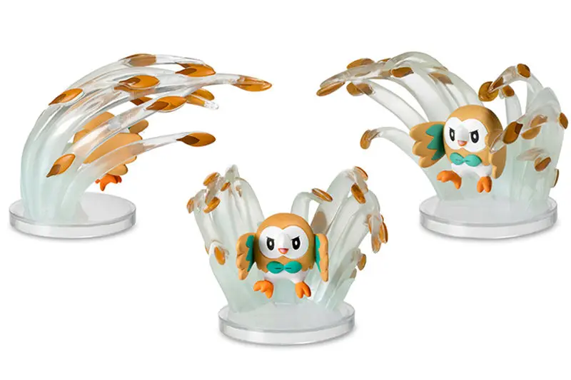 6 шт./компл. аниме Espeon из анимационного сериала "светильник Экран Cubone Литтен Rowlet листва абсол исчезнет песня pokemones Фигура Куклы Игрушки Коллекции модель